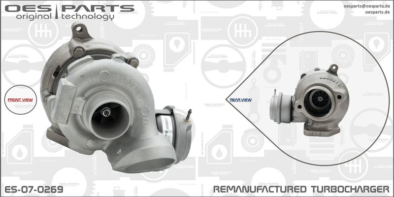 OES PARTS Kompressor,ülelaadimine ES-07-0269